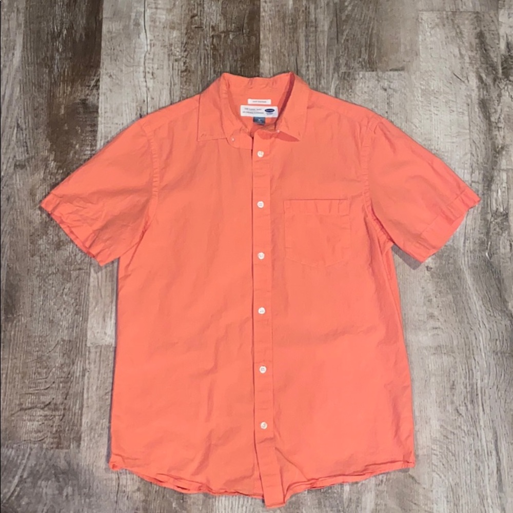 Old navy coral button down